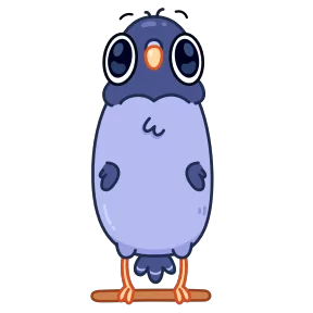 Стикер из набора Голубчик