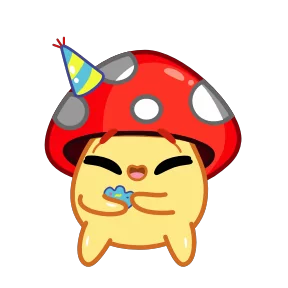 Стикер из набора Грибочек