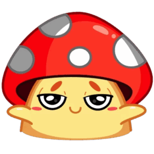 Стикер из набора Грибочек