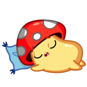 Стикер из набора Грибочек