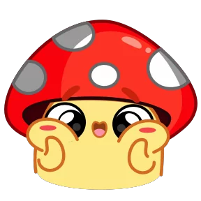 Стикер из набора Грибочек