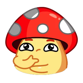 Стикер из набора Грибочек