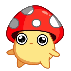 Стикер из набора Грибочек