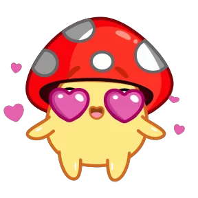 Стикер из набора Грибочек