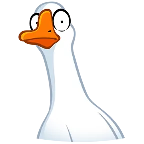 Стикерпак Гусь! для мессенджера MAX — 22 стикера