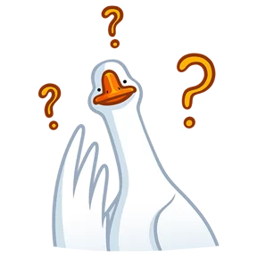 Стикер из набора Гусь!