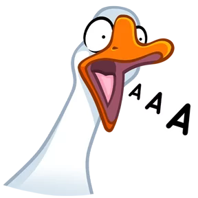 Стикер из набора Гусь!