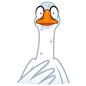 Стикер из набора Гусь!