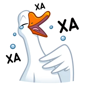 Стикер из набора Гусь!