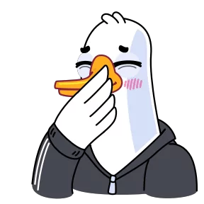 Стикер из набора Гусь