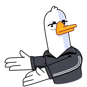 Стикер из набора Гусь