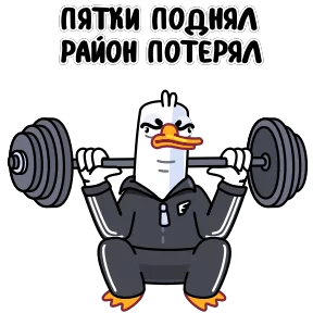 Стикер из набора Гусь