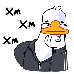 Стикер из набора Гусь