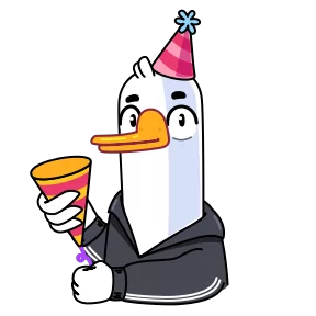 Стикер из набора Гусь