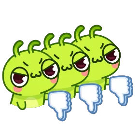 Стикер из набора Гусеница