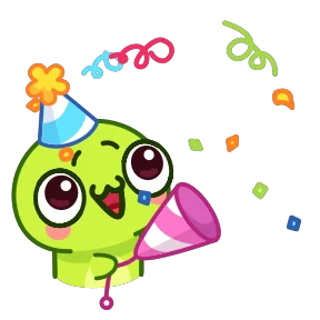 Стикер из набора Гусеница