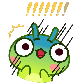 Стикер из набора Гусеница