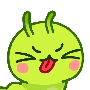 Стикер из набора Гусеница