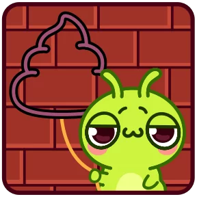 Стикер из набора Гусеница