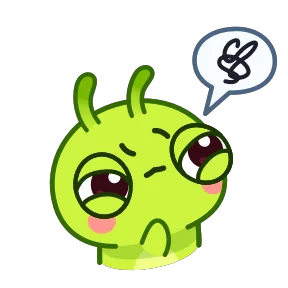 Стикер из набора Гусеница