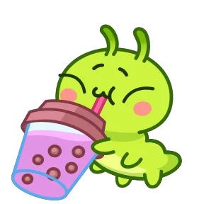 Стикер из набора Гусеница