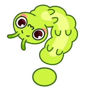 Стикер из набора Гусеница