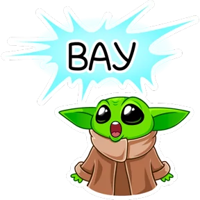 Стикер из набора Инопланетянин