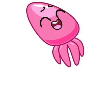 Стикер из набора Кальмар