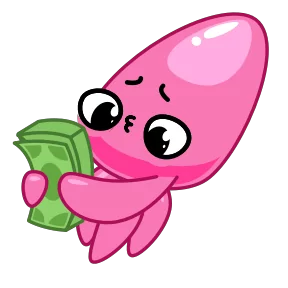 Стикер из набора Кальмар