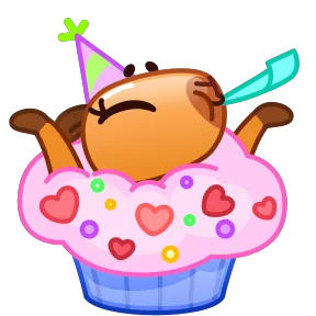 Стикер из набора Капибара