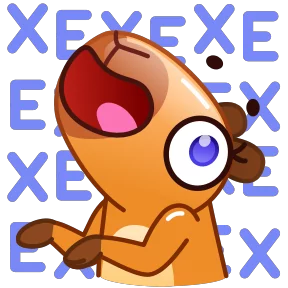 Стикер из набора Капибара