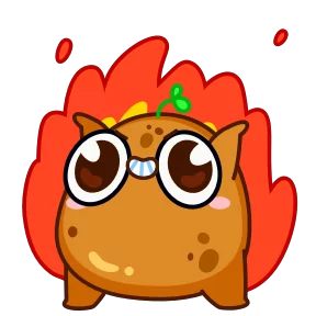 Стикер из набора Картошечка