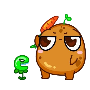 Стикер из набора Картошечка