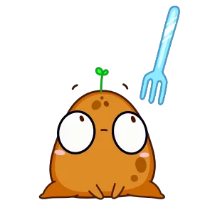Стикер из набора Картошечка