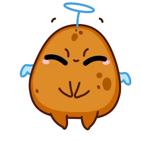 Стикер из набора Картошечка