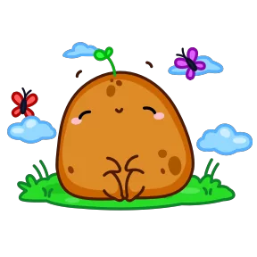 Стикер из набора Картошечка
