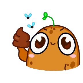 Стикер из набора Картошечка
