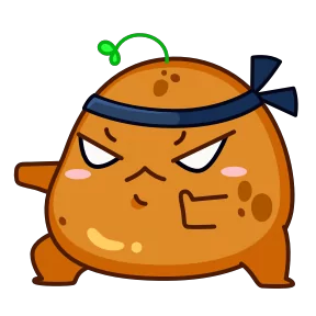 Стикер из набора Картошечка