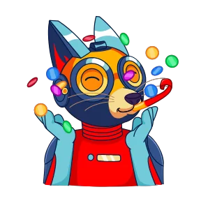 Стикер из набора КиберЛис