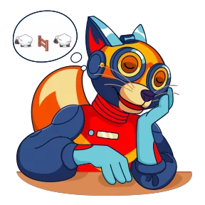 Стикер из набора КиберЛис