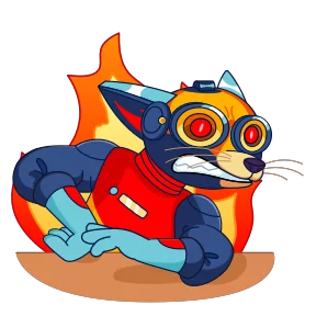 Стикер из набора КиберЛис