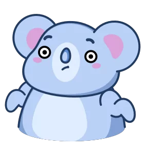 Стикер из набора Коала Алла