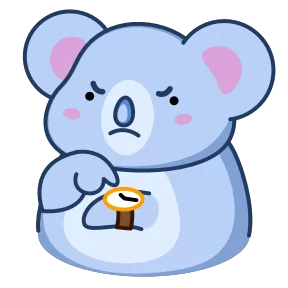 Стикер из набора Коала Алла