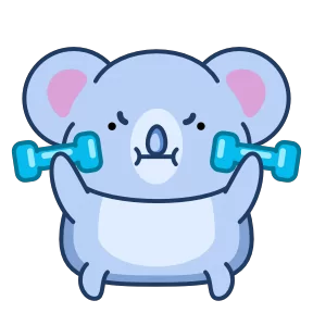 Стикер из набора Коала Алла