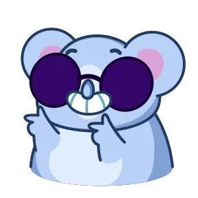 Стикер из набора Коала Алла