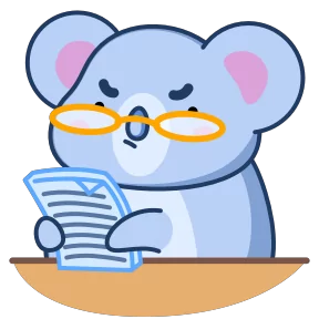 Стикер из набора Коала Алла