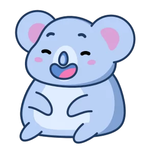 Стикер из набора Коала Алла