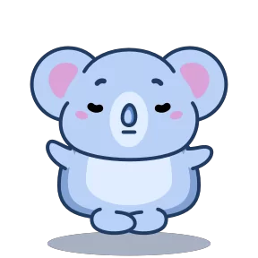 Стикер из набора Коала Алла