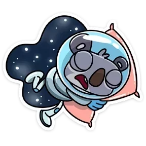 Стикер из набора Коала