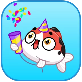 Стикер из набора Кои